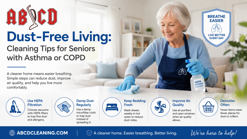 Cleaning Tips for Seniors with Asthma or COPD